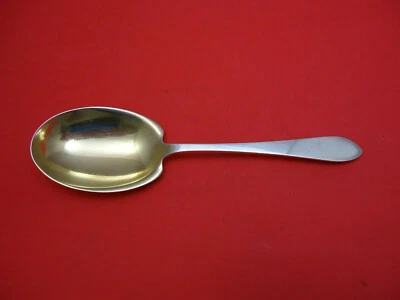 Faneuil by Tiffany and Co Sterling Silver Berry Spoon Gold Washed 9"      - Image 1 of 2