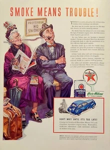 Albert Dorne 1941 Texaco Chevron Print Ad Vintage Ephemera Wall Art Decor - Imagen 1 de 1