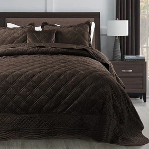 Super Soft Microplush 4-Piece Bedspread Set – Warm, Cozy Bedding for Queen/King - Picture 1 of 139