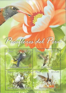 Peru Birds/Hummingbirds of Peru Stamps 2013 SC 1832 MNH - Picture 1 of 1