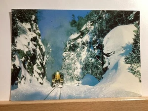 Algoma Central’s Snow Train: Agawa Canyon, Canada - Vintage Postcard - Picture 1 of 3
