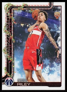2025-2026 Topps Basketball Holiday Will Riley #H181 RC Washington Wizards - Bild 1 von 10