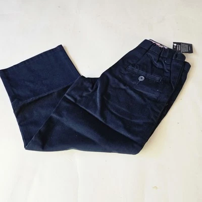 Lands End Navy School Uniform Plain Front Pants Girls 6 New with Tags - Image 1 of 4