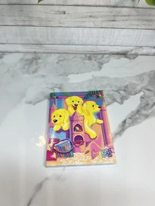 Lisa Frank Puppies & Castle Beach Mini Address Book Note Pad Vintage Rare Cover - Picture 1 of 4