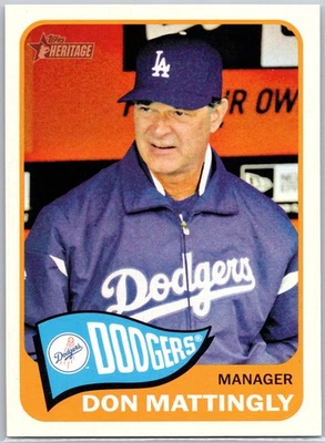 2014 Topps Heritage #217 Don Mattingly - Image 1 of 2