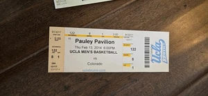 2013-14 COLORADO BUFFALOES @ UCLA BRUINS BASKET BIGLIETTO COMPLETO LAVINE 13/02/14 - Foto 1 di 1