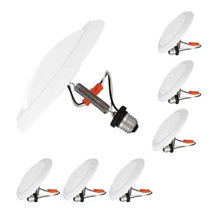 7.5inch LED Disk Lights Surface Flush Mount Ceiling Disk Light, 4/5/6 inch Re... - Picture 1 of 6