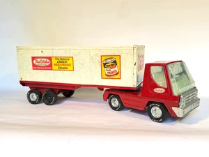 Vintage Nylint Toy True Value 18 Wheeler Truck Tractor Semi Trailer 25" - Picture 1 of 16