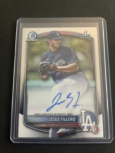 2025 Bowman - Chrome Prospect Autographs Jesus Tillero #Cpa-Jt (AU, RC) - Bild 1 von 4