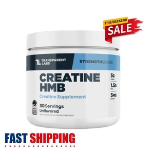 Transparent Labs-Creatine Monohydrate HMB Powder Muscle Strength Unflavored - Picture 1 of 10