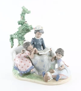 FIGURA DE GRUPO INFANTIL GRANDE LLADRO 'RAÍCES FAMILIARES' MODELO 5371 - Imagen 1 de 3