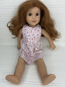 2017 American Girl bambola "Blaire" L36HF2 capelli rossi occhi verdi orecchie forate GOTY - Foto 1 di 12