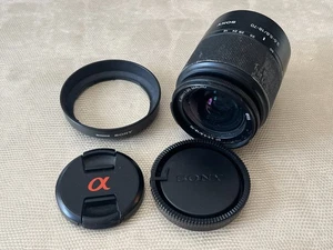 SONY Camera Lens N50 f3.5-5.6 18-70mm 0.38m/1.3ft MACRO + SH0006 Hood, Pre-Owned - Picture 1 of 12