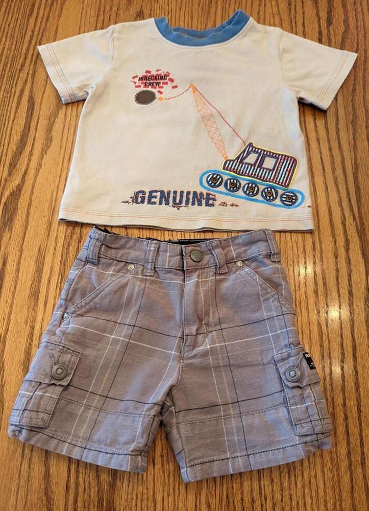 2 Pc's Toddle r18 Months- HURLEY Shorts and Genuine Kids from OshKosk Shirt