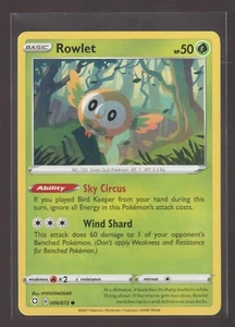 Tarjeta común Pokémon Rowlet #006 Shining Fates 2021 - Imagen 1 de 2