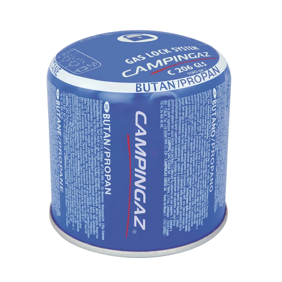 (23,63 €/ kg) Campingaz C206 GLS - Gaskartusche Stechkartusche Camping Kocher Ga