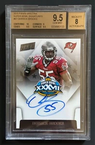 Derrick Brooks 2015 Panini Super Bowl Signatures Auto BGS 9.5 Bucs XXXVII HOF - Picture 1 of 2