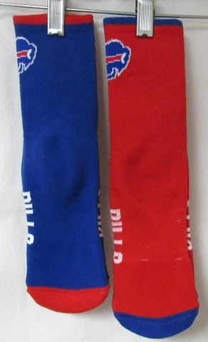 Buffalo Bills Size L/XL (9-13) 2 Pack Quarter Core Socks BB 51 Cover