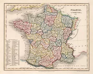 1832 Map of France - Picture 1 of 4