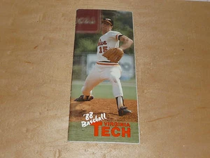 1988 VIRGINIA TECH COLLEGE BASEBALL MEDIA GUIDE NEAR MINT  - Picture 1 of 1
