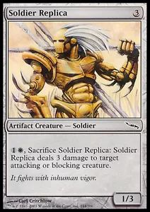 Soldier Replica x1 1x FOIL Mirrodin NM MTG - Picture 1 of 1