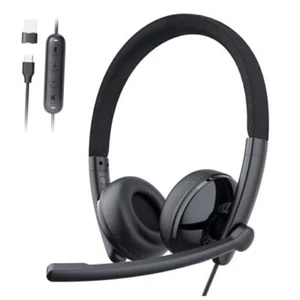 Wired Headset with Mic, On-Ear Computer Headphones with Noise Cancelling HS50 - Picture 1 of 7