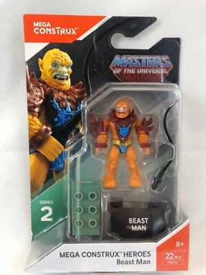 NUEVO EN CAJA MEGA CONSTRUX Hombre Bestia Maestros del Universo Hombre Bestia FIGURA PEQUEÑA Foto 1 de 2