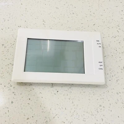 Programmable Thermostat Lux Products 7-Day TX9600TS White AC Heat HVAC Tested - Image 1 of 4