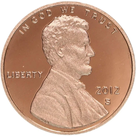 2012 S Lincoln Shield Cent Gem Deep Cameo Proof Penny Cover