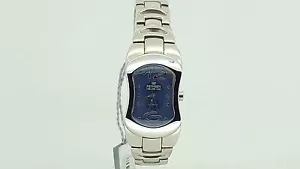 Orologio Pryngeps A540 Quarzo Blu Ovale Stilizzato Acciaio 3ATM Watch Steel - Foto 1 di 1