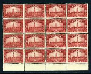 CANADA Scott 143 - NH - BLK of 16 - 3¢ Parliament Buildings (.009) - Picture 1 of 2