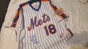 Darryl Strawberry 1986 New York Mets Authentic Rawlings Home Jersey Size 44 JSA - Picture 1 of 16