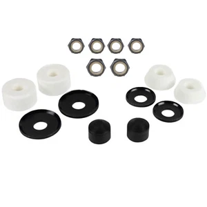 Skateboard Truck Rebuild Kit 95A Bushings Washers Pivot Cups Nuts For 2 Trucks - Picture 1 of 5