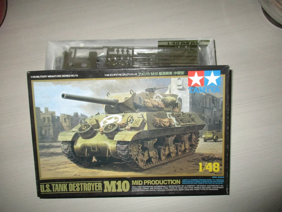 KIT MONTAGGIO U.S. TANK DESTROYER M10 TAMIYA SCALA 1:48 - Immagine 1 di 1