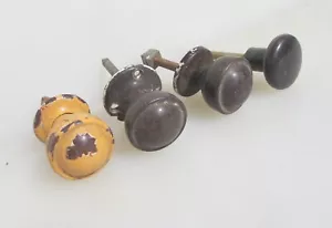 Vintage Bakelite Drawer Handle Cupboard Pull Knob Art Deco Old Antique Knobs x4 - Picture 1 of 9