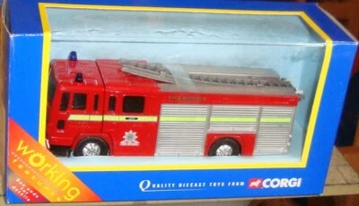 VOLVO FIRE ENGINE - CITY FIRE BRIGADE - CORGI  - BOXED - 65901 - c 2002 - Image 1 of 4