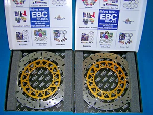 Yamaha YZF R1 / R1M 15-24 EBC 320MM Stainless Steel X SeriesFront Discs. New - Picture 1 of 1