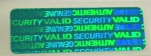 SVG 1000 Security GREEN SVAG Hologram Warranty Stickers Tamper Evident Seals - Picture 1 of 4