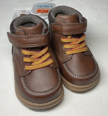 Zapatos Carters TALLA 3 FRED MARRÓN NUEVOS CON ETIQUETAS Foto 1 de 4