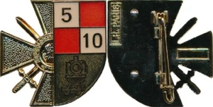 5° Génie, 10° Cie des Travaux Voie Ferrée, finition dorée, LR PARIS, (1080) - Imagen 1 de 1