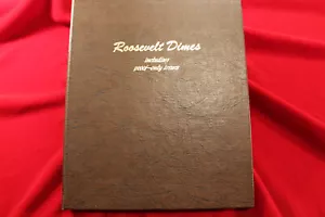 ROOSEVELT SILVER DIME SET, 41 MONETE ARGENTO, 24 PROVE, 53 BU CLADS, ALBUM DANSCO - Foto 1 di 16