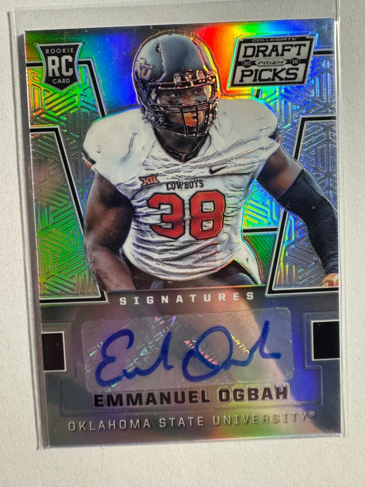 K262,186 - 2016 Panini Prizm Draft Picks Autographs Prizms #177 Emmanuel Ogbah - Image 1 of 1