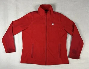Chik-Fil-A Team Style Unisex Gr. L rot Full Zip Sweater Jacke kleiner Fleck - Bild 1 von 6