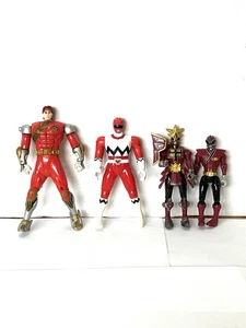 Bandai Power Rangers Figuren Lot (4) 2 sind Vintage lesen geringe Gebrauchsspuren - Bild 1 von 12