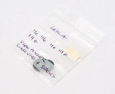 Visor envolvente y tornillos Leica IC IIC IIIC IF IIIF IIIG - Distribuidor del Reino Unido Foto 1 de 2