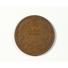 USA TWO CENT PIECE COIN CIVIL WAR ERA CIRCULATED GOOD CONDITION RANDOM DATE