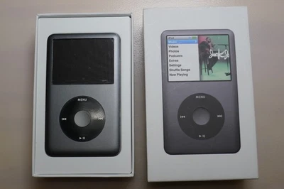 Apple iPod Classic 6.Generation 120GB schwarz A1238 von 2008 MB565ZO/A - Bild 1 von 4