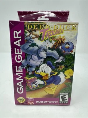 NEW Deep Duck Trouble Starring Donald Duck (Sega Game Gear) FACTORY SEALED - Image 1 of 4