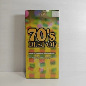 70s Best Of 6 CD Collector Edition Original Artists 2006 Brand New - Picture 1 of 8