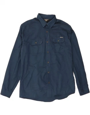 EDDIE BAUER Mens Shirt Large Navy Blue Polyester AO04 - Image 1 of 3
